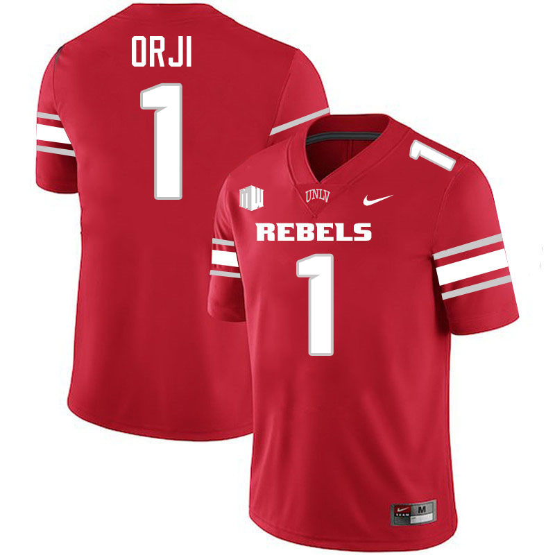 Alex Orji UNLV Jersey,UNLV Rebels Football Uniforms,Jerseys,Gears-Scarlet
